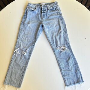 Topanga Boyfriend Jeans from Carly Jean (Light Wash Blue)